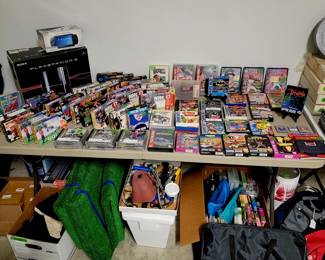 Game Boy, N64, Sega Game Gear, Super Nintendo games