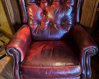 Hancock & Moore Recliner (Really Worn and Really Comfortable)