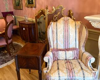 Hickory Chair Co. Wingback Chair