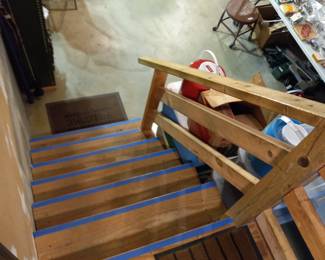Stairs Leading Down To The Two Car Garage ~ Be Careful On The Steps