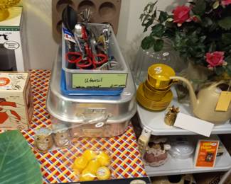 Items Located In The Kitchen Area Of The Basement