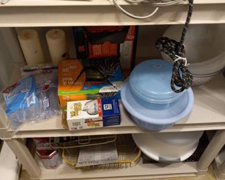 Items Located In The Kitchen Area Of The Basement