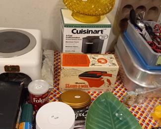 Items Located In The Kitchen Area Of The Basement