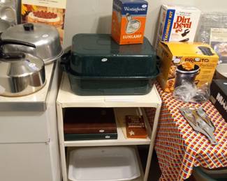 Items Located In The Kitchen Area Of The Basement