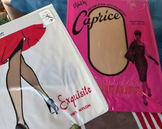 Many vintage nylons