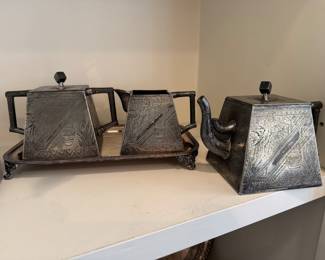Interesting vintage tea set