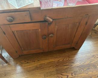 Antique dry sink