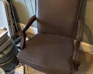 Leather office chair