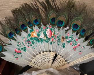 Peacock fan