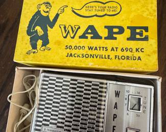 60's souvenir transistor radio