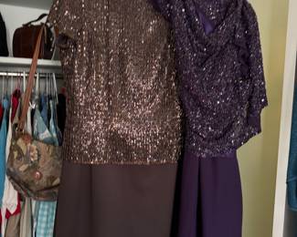 Beaded evening gowns