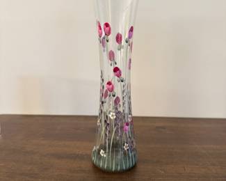 Painted artisan vase