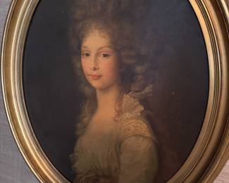 Vintage portrait print…not a painting!