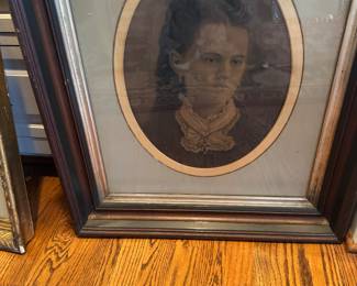 Antique photograph portrait
