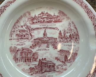 Vintage transfer ware SC ashtray 