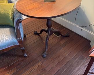 Vintage tilt top table