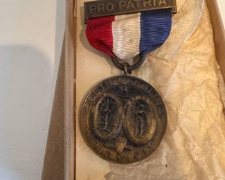 Antique SC WWI medal