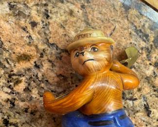 Vintage Smokey the Bear back view