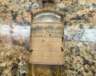 Antique drug bottle