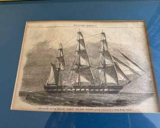 Antique Harper’s Weekly print 