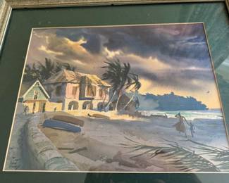 Beach scene