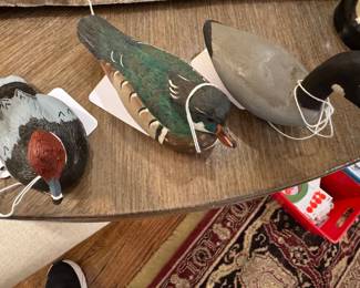 Mini signed duck decoys