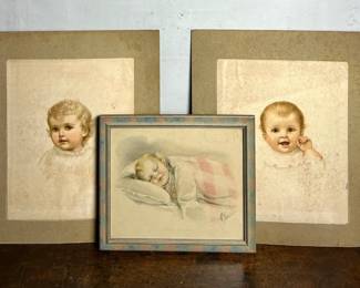 Vintage Nursery Print, Mighty Like A Rose, Frances Brundage Children Prints