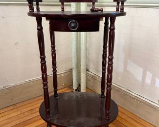 Antique Side Table With Drawer