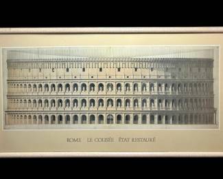 Print, ROME LE COLISE TAT RESTAURE
