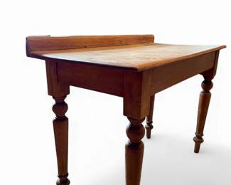 Pine Console Table Vintage