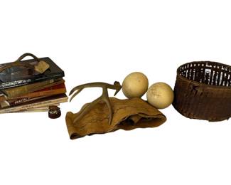 Snake Skin, Books, Antlers