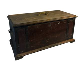 Antique Wooden Trunk