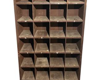 Bookcase mail Sorter
