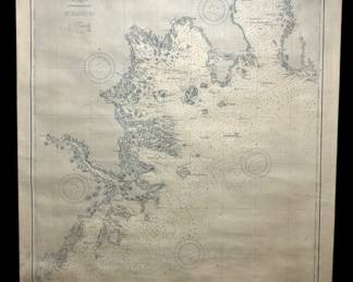 Port Dover To Port Medway Antique 1903 Nova Scotia Map