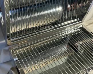 Portable, Stainless Steel Barbecue Grill, Vintage