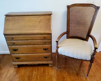 Slant Top Desk - Side Chair
