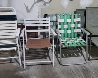 Folding chairs