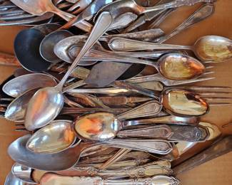 Silverplate flatware