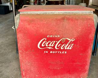 vintage Coca Cola cooler