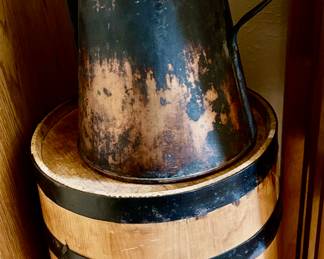 antique copper coffee pot