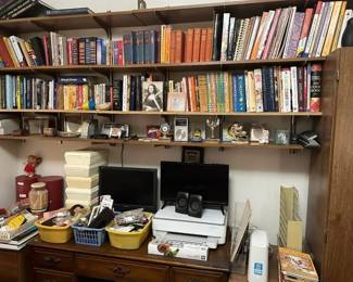 sewing, vintage books, office supplies
