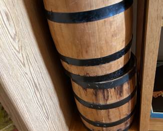 wine barrels