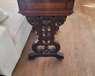 side view of the table 