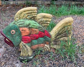 Concrete fish