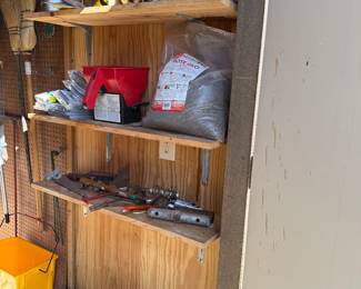 Lots of garden tools snd products