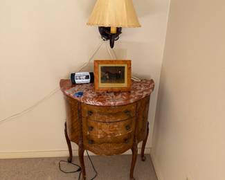 Pair of marble top tables
$350 for the pair
