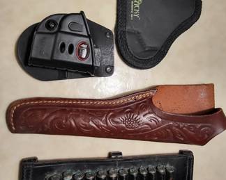 gun holsters.