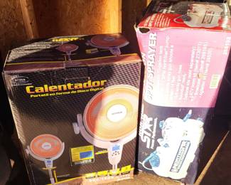 NIB heater and sprayer.