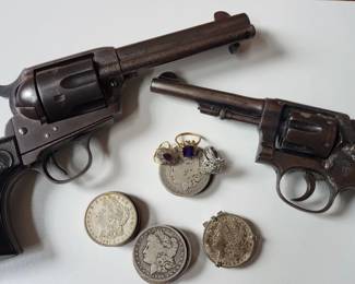 Great selection of firearms, coins, and jewelry.