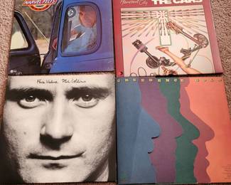 Vintage vinyl records.